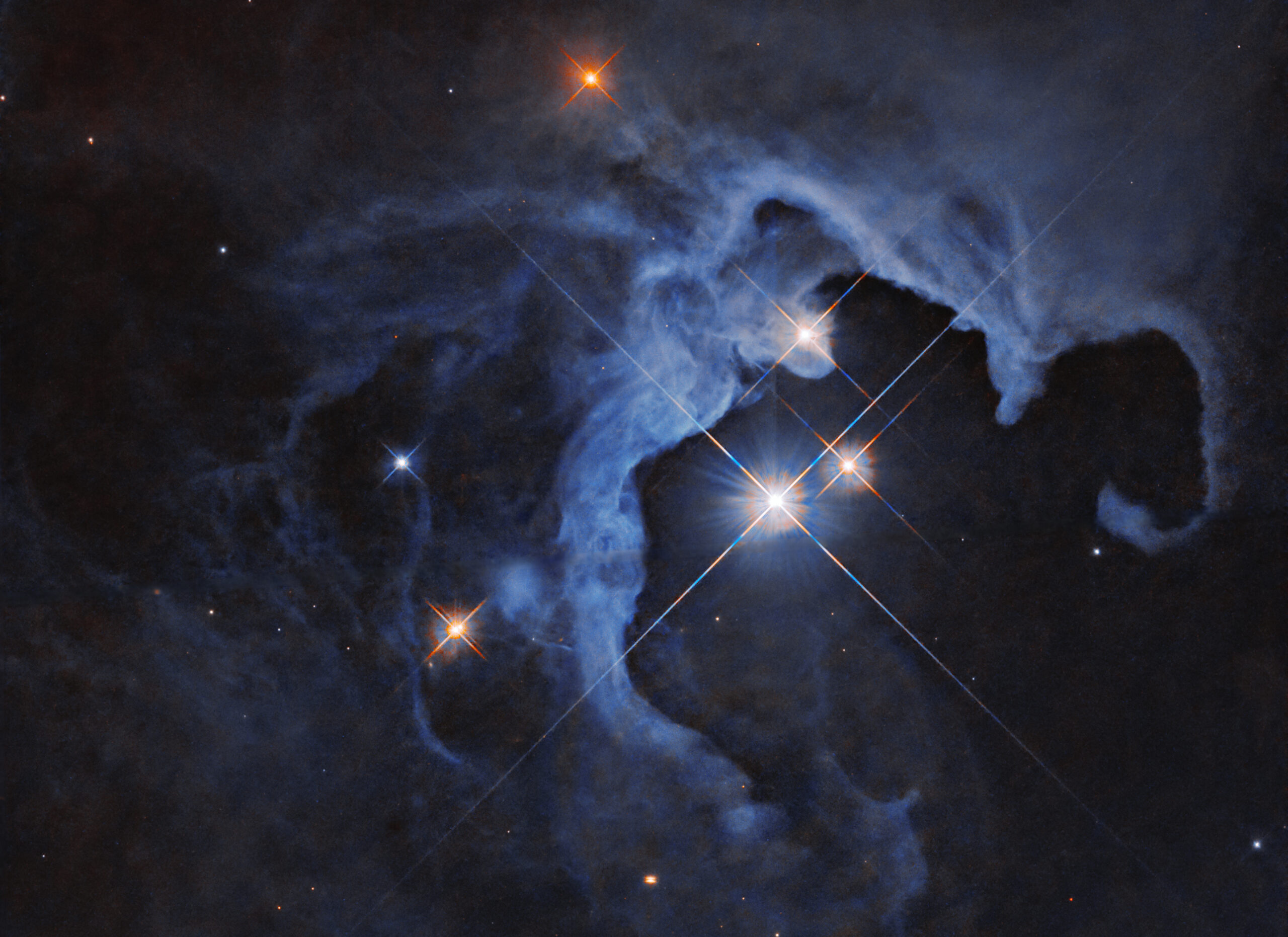 Photograph of stars and space